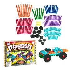 Playstix Vehicles Set Construction Toy Building Blocks 130 Piece Kit