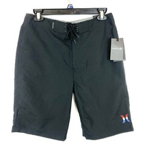 Hurley Men s One And Only Black Boardshorts Size 28, Stain On Back
