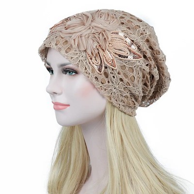 Lace Anti Radiation Cap EMF Shielding Protection Breathable Microwave Beanie Hat