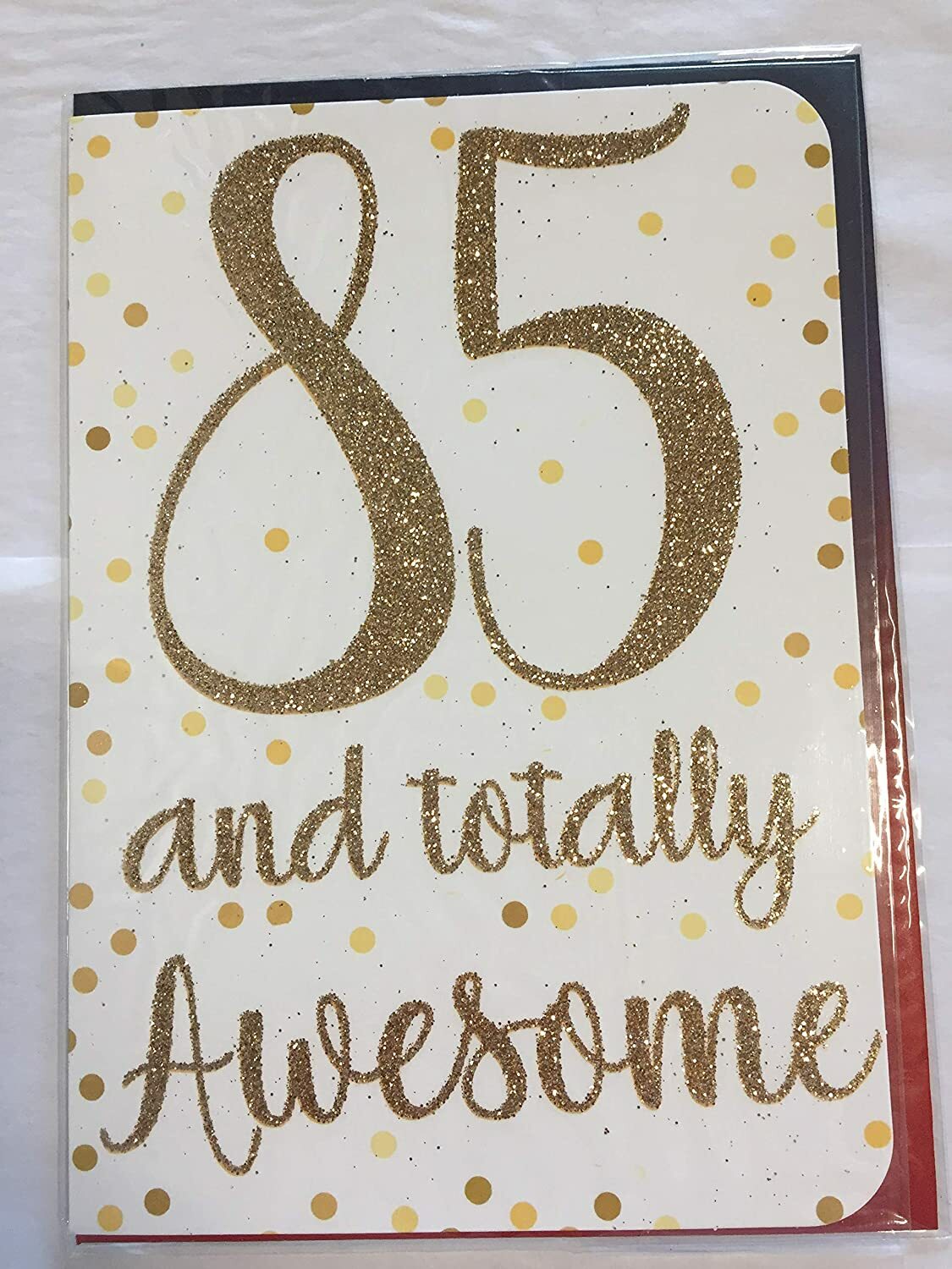 Ladies 85th Birthday '85 and Totally Awesome'. Fantastic Card For Female