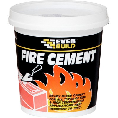 NEW Fire Cement 1kg Buff Ready mixed cement for all types of fire and