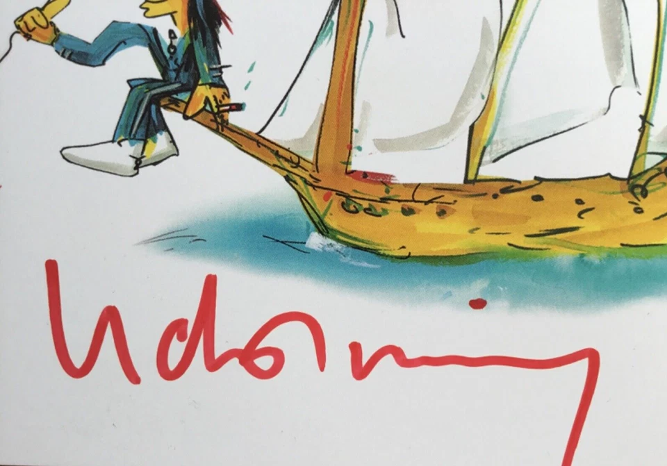 Udo Lindenberg (Original-Autogramm auf Starpostkarte) - Bild 2 von 2