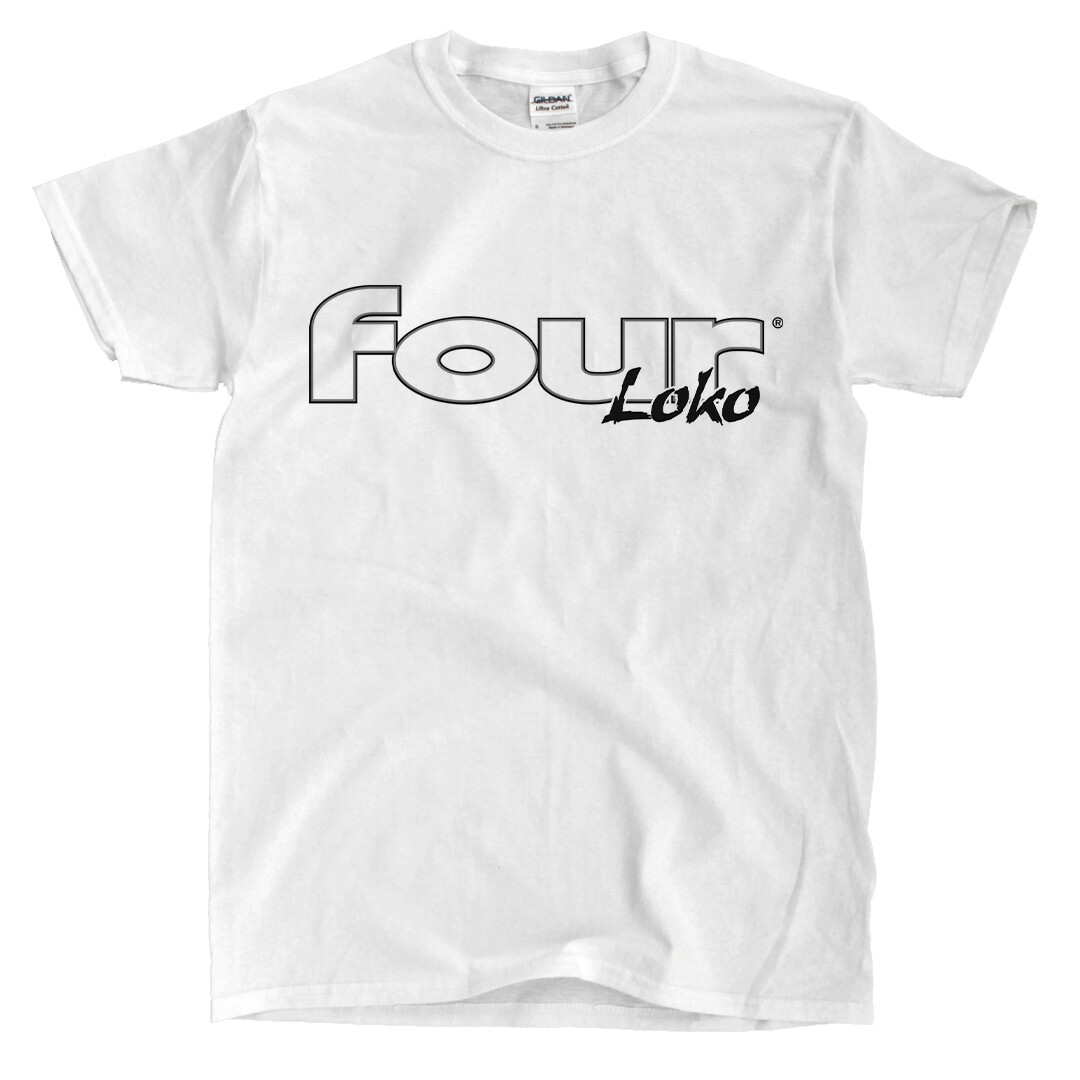 FOUR LOKO LOGO - White T-Shirt | eBay