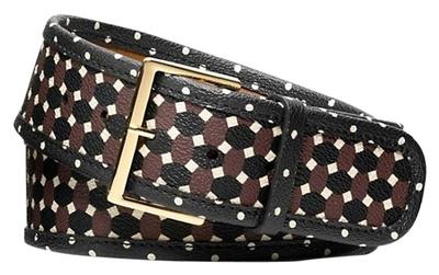 Tory Burch Java Multi Print Buckle Women's Belt Size XXS L46608