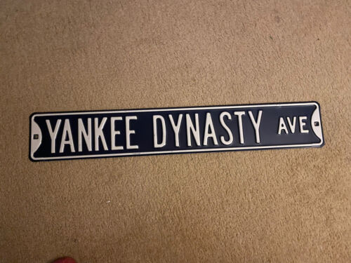 Yankees Dynasty Ave Street Sign MLB New York Yankees 6” X 36” Free Shipping