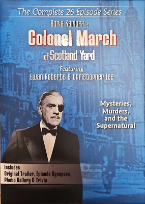 Colonel March of Scotland Yard: the Complete 26 Episode Series (DVD, 1954)