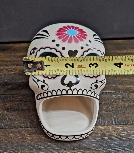 Halloween "Day Of The Dead" Sugar Skull Ceramic Sponge Holder - Picture 9 of 11