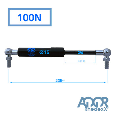 RhedexX® Gasdruckfeder – Ersatz Für Stabilus Liftomat 6517IG, 400N, 275mm, M6, NEU