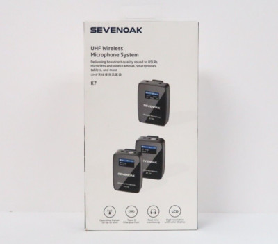 SEVENOAK UHF WIRELESS MICROPHONE SYSTEM K7 ~NEW UNOPENED~