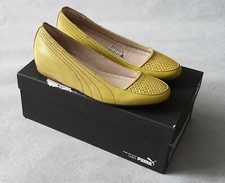 Puma The Black Label Esplora Mustard Yellow Shoes Made in Italy UK 4 RRP £130