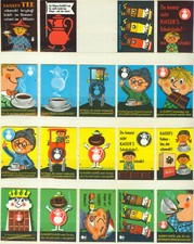 Alte 19er Zündholzetikettenserie: Kaiser´s Kaffeegeschäft StNr: 19