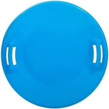 Superio 24" Round Kids Saucer Snow Sled w/ Handles, Blue