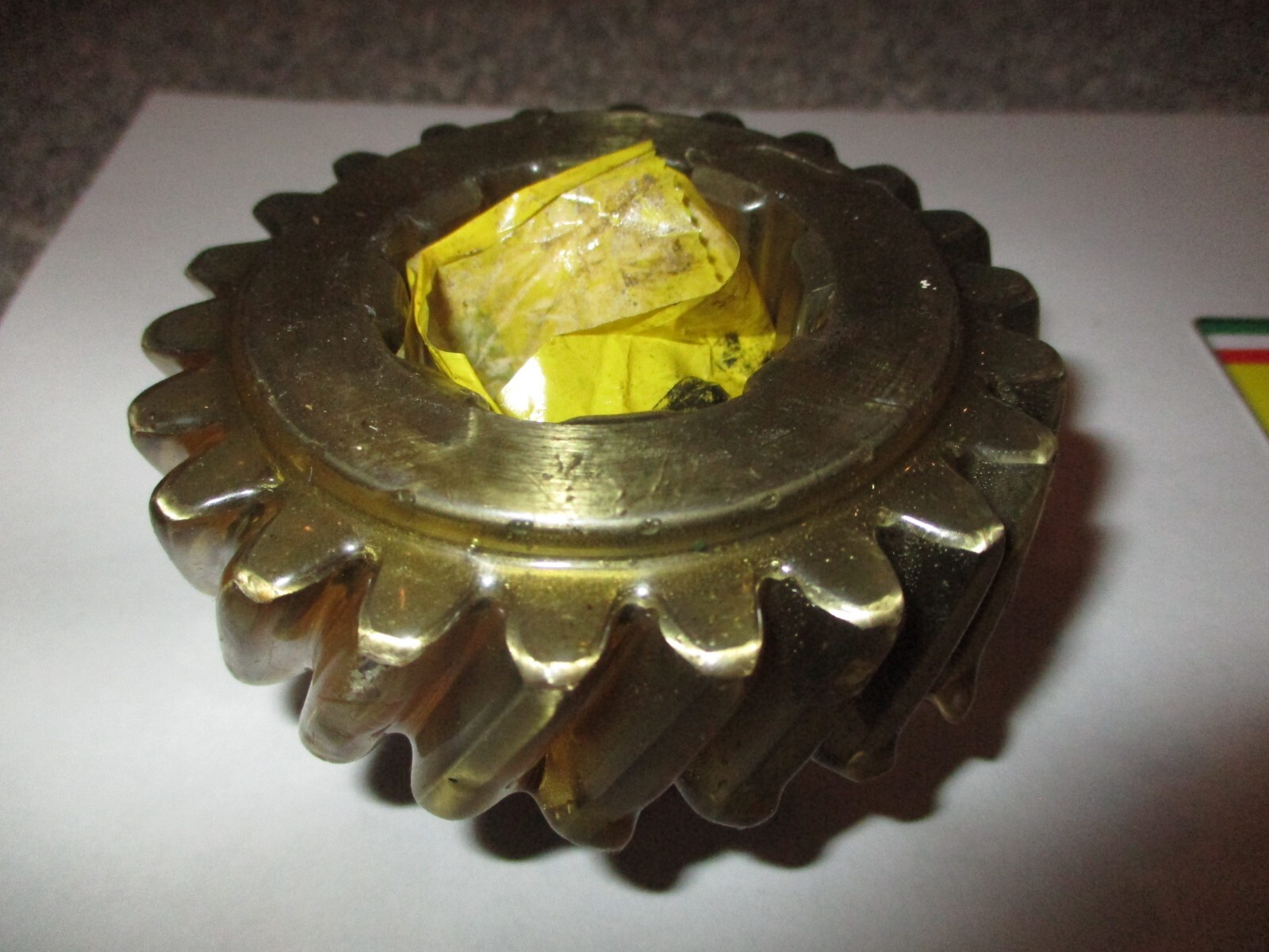 Ferrari Testarossa TR Engine Transmission Lay Shaft 5th Fifth Gear_123125_OEM