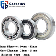 Bearings High Quality RS ZZ Series Sealed Deep Groove Ball Rubber Or Metal Seals