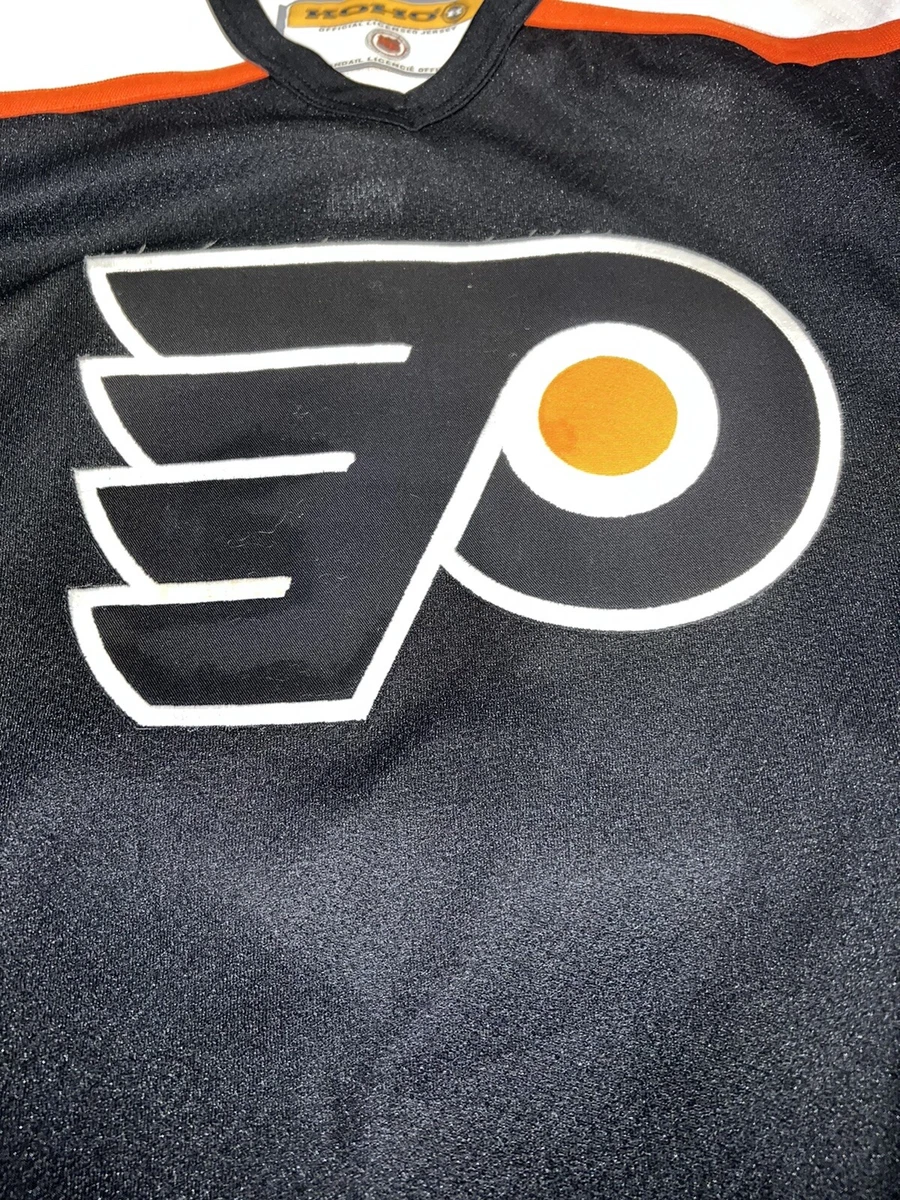 90s Philadelphia Flyers Starter Black Alternate NHL Jersey Size Large