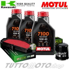 Tagliando KAWASAKI Z 650 Abs 2017-2023 / Kit Olio Motul 7100 10W40 + Filtri Z650