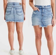 NWOT American Eagle Hi-Rise Denim Mini Skirt - Sz 4