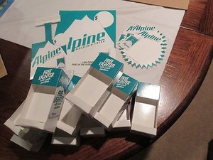 Alpine  Cigarette Lighters , Vintage , New/Old Inventory , 10 PCS. Display Unit