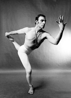 Paul Sanasardo American dancer and choreographer 1969 Dance Art Old Photo 1