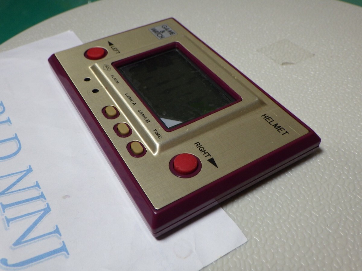 HELMET - Nintendo Game & Watch CN-07 - 1981 JAPAN Japan Used