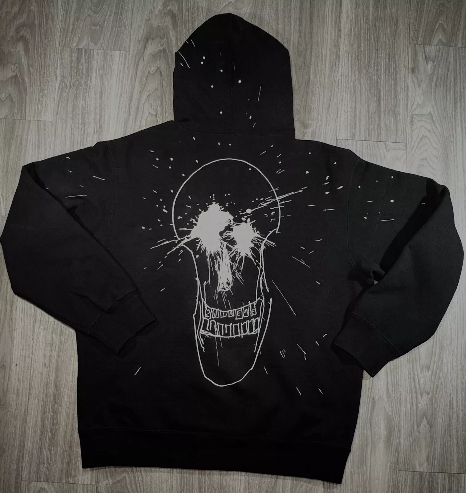 Sweat à capuche brodé Supreme Ralph Steadman homme moyen M noir SS22