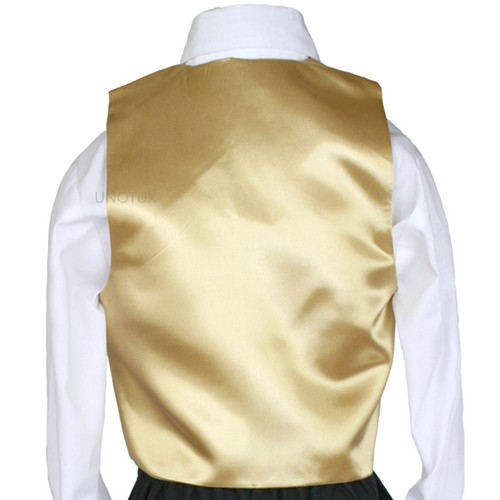 23 color Satin Vest only for Boy Teen Formal Party Graduation Tuxedo Suit 8-28 - Picture 18 of 47