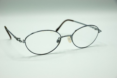 Cassini Eyeglasses 52-18-135 Misty Blue Metal Frame Full Rim 