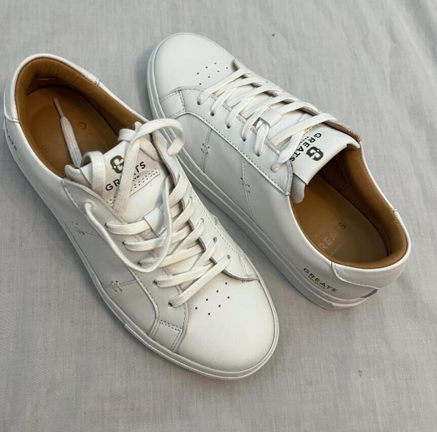 Blanco The Greats Royale White Sneakers GREATS Womens Sz White