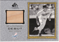 2001 SP Legendary Cuts Debut Game Bat #BSS Steve Sax * - NM