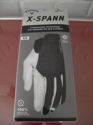 Callaway X-Spann Compression Technology Cabretta Leder  Gr. XL Reg  NEU  Left 