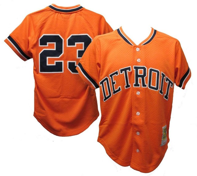 Kirk Gibson 1993 Detroit Tigers Mitchell & Ness Authentic BP Orange