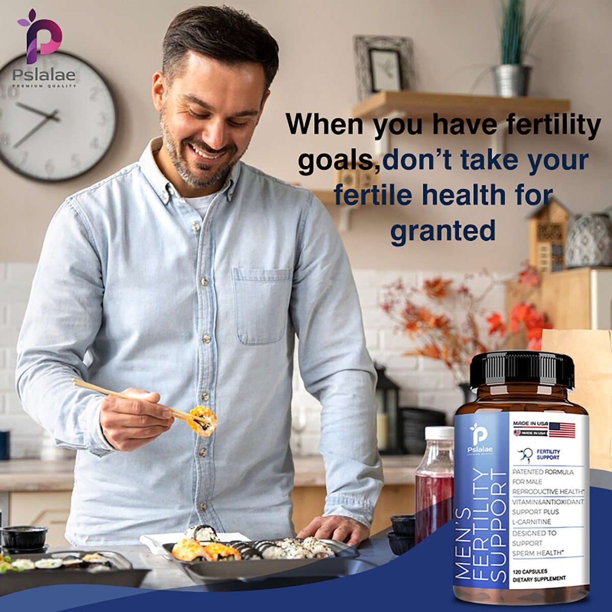 Men's Fertility Support - L-Carnitine,Maca - Male Reproductive Health, Stamina | eBay Men's Fertility Support - L-Carnitine,Maca - Male Reproductive Health, Stamina | eBay