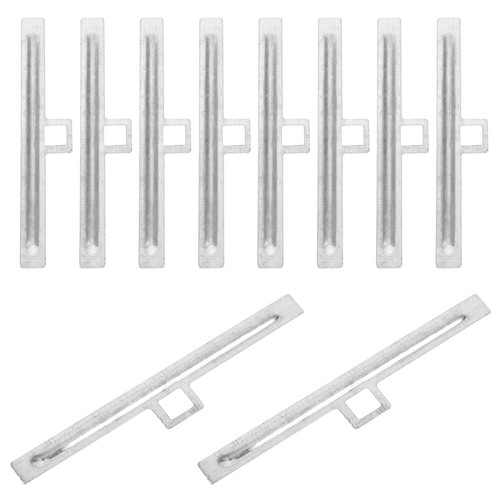 10 Pcs Curtain Metal Hanging Plate Vertical Blinds Repair Accessories - Picture 3 of 12