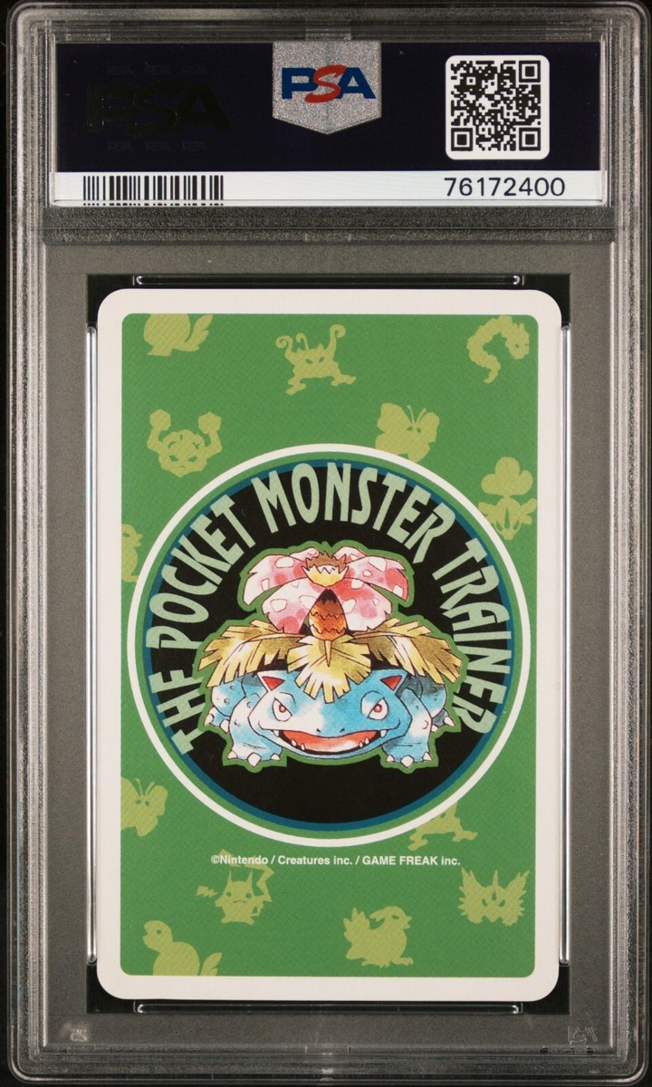 PSA 10 4 OF HEARTS 1996 POKEMON GREEN VERSION PLAYING CARDS 144A