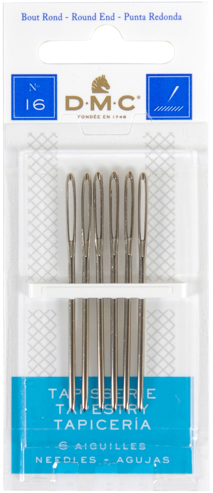 DMC 1767-16 Tapestry Hand Needles-Size 16 6/Pkg