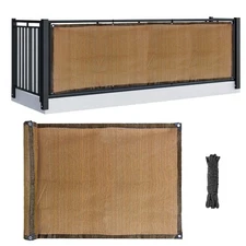 Fence Privacy Screen Outdoor - Balcony Garden Mesh Panels Shade Cloth Decorative