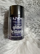 NYX Face  Body Glitter Purple Shade Glitter Effect GLI11 0.08oz 2.5g
