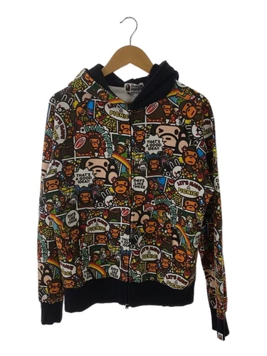 A BATHING APE (BAPE) Felpa con cappuccio full zip A BATHING APE multicolore L usata