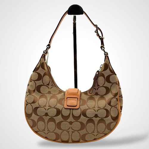 Coach Y2K Vintage Black Soho Hobo Shoulder Bag Canvas 6361 - Picture 2 of 24