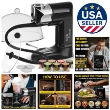 14-Piece Cocktail Smoker Kit - Battery-Powered Whiskey Infuser with Wood Chips