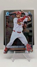 2025 Bowman Chrome Prospects Nathan Church #BCP-192 Cardinals