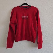 Polo Ralph Lauren Boys XL X-Large Red Navy Sweater Long Sleeve Cotton Spell Out