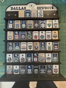 Vintage Dallas Cowboys Championship Lighter Collection From Danbury Mint