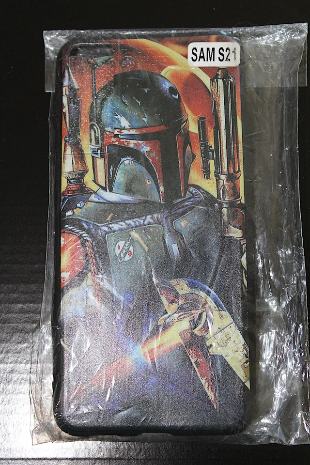 Funda de silicona suave Star Wars para Samsung S21 Boba Fett Foto 3 de 3