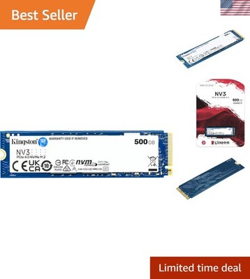 NV3 500GB M.2 2280 NVMe SSD | PCIe 4.0 Gen 4x4 | Up to 5000 MB/s | /500G