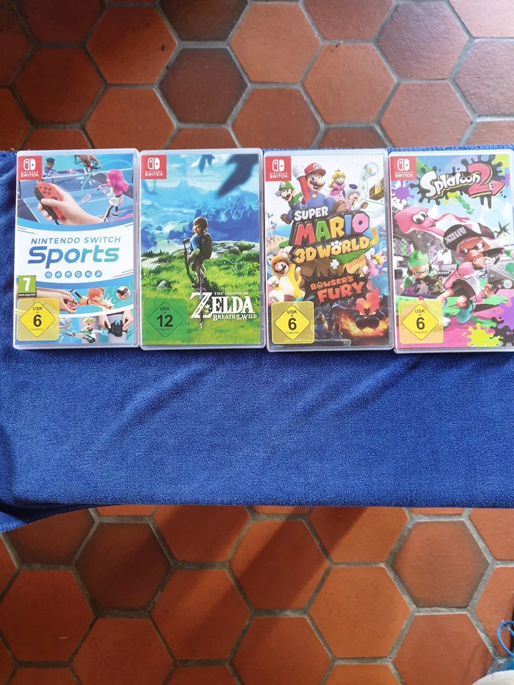 Nintendo Switch Spielesammlung,4 Stück,siehe Bilder