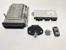 09-13 BMW F01 F02 F10 F12 N63 DME ECU Engine Motor Control Module Key Set OEM