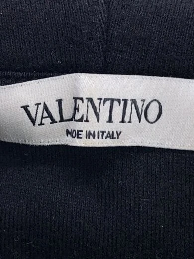 Felpa con cappuccio VALENTINO 20AW VLTN logo L cotone BLK UV3MF14F3TV 