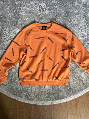 Glorious Gangsta Herren Pullover Apricot Langarm Print Gr. XL