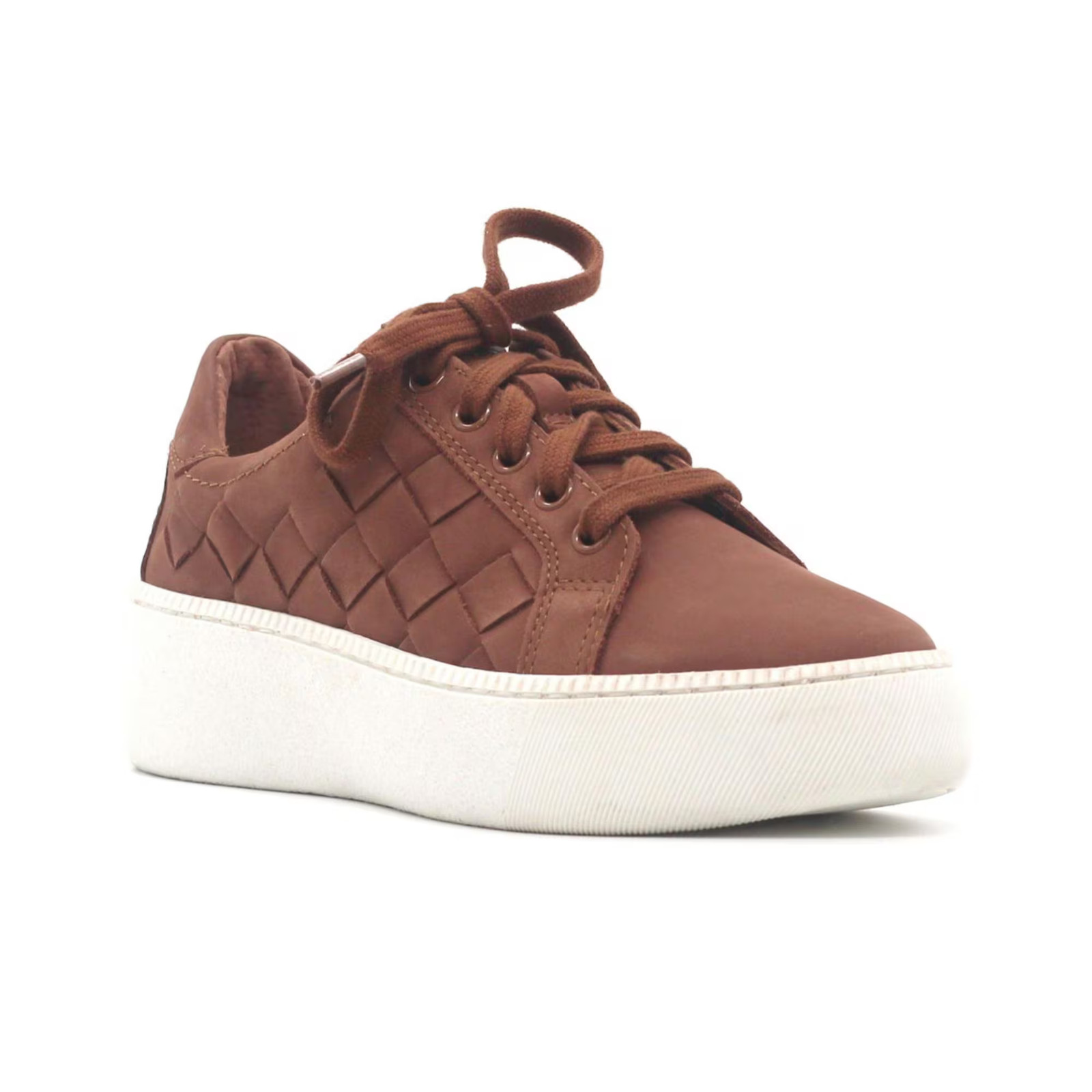 Women's Gentle Souls Kindy Woven Sneakers Chocolate Nubuck
